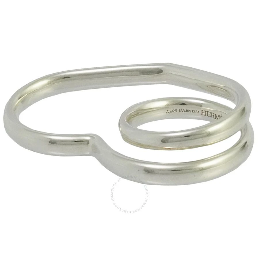 Hermes Hermes Vertige Coeur Double Ring, Medium, Brand Size 53 3