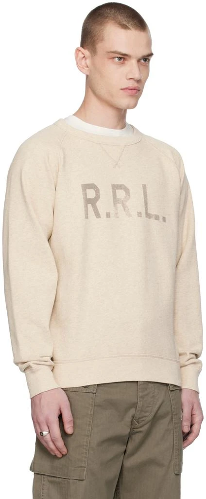 RRL Beige Raglan Sweatshirt 2