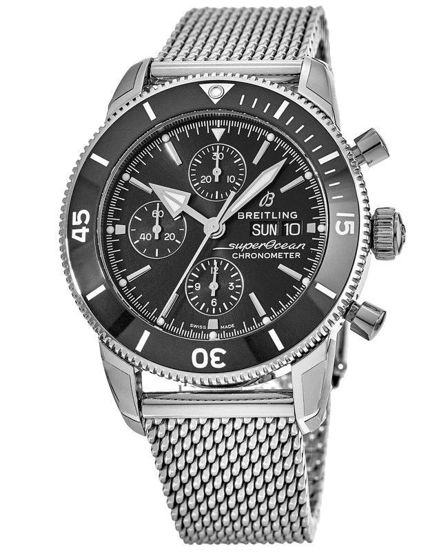 BREITLING Breitling Superocean Heritage Chronograph 44 Black Ceramic Bezel Steel Men&apos;s Watch A13313121B1A1 1