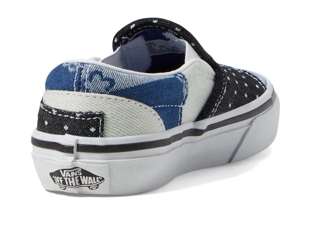 Vans Kids K Classic Slip-On Patchwork (Little Kid) 5