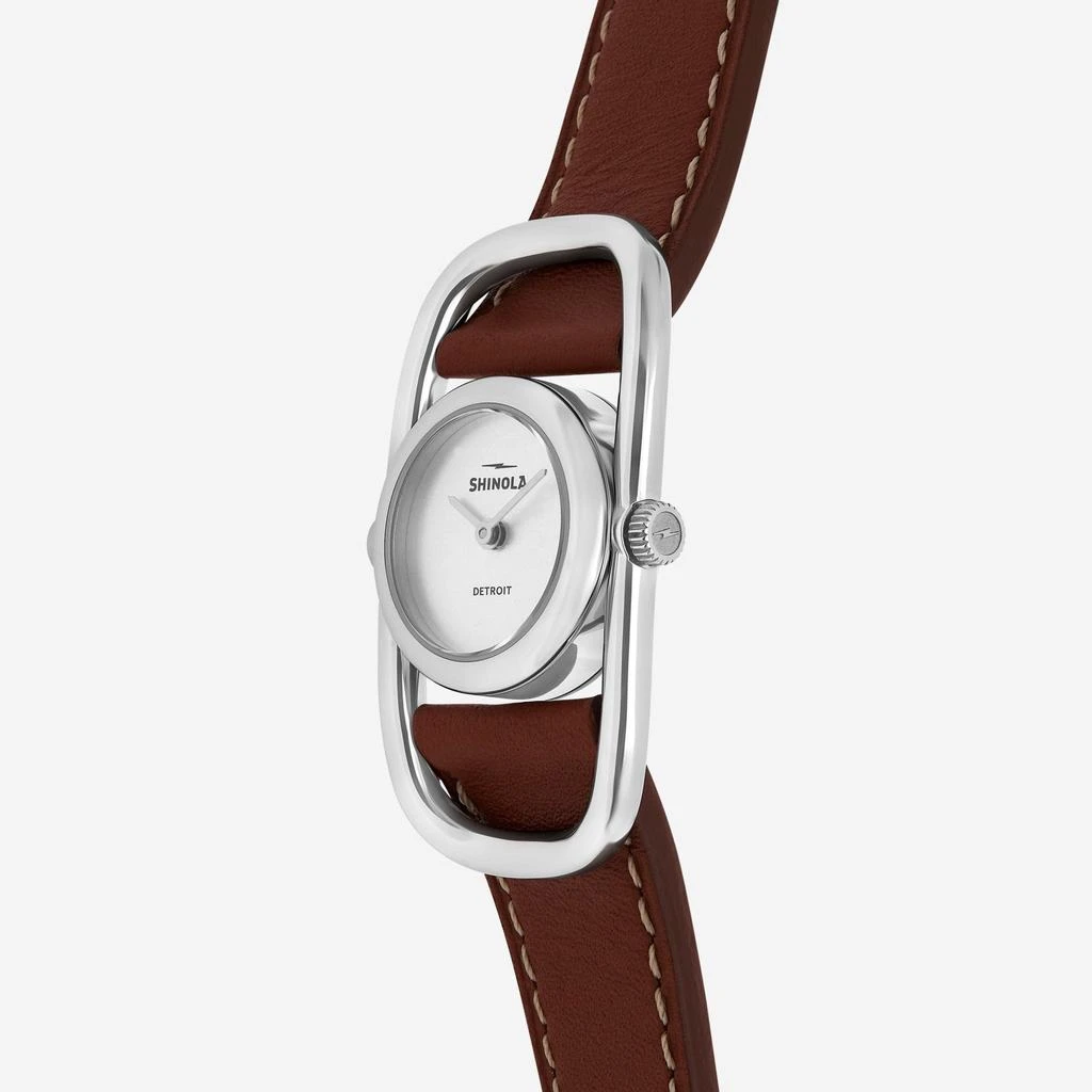 Shinola Shinola The Bike Lock Stainless Steel 20mm Women's Quartz Watch S0120226482 2