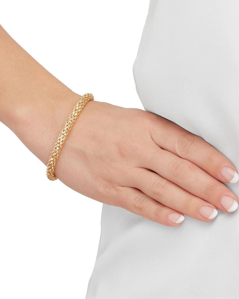 Alberto Amati 14K Yellow Gold Popcorn Chain Bracelet 2