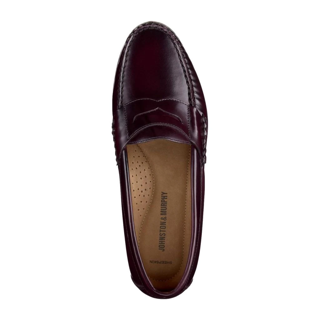 Johnston Murphy Hayes Penny Loafers 15-1093 Burgundy Amazon.com | Johnston & Murphy Men main image 3
