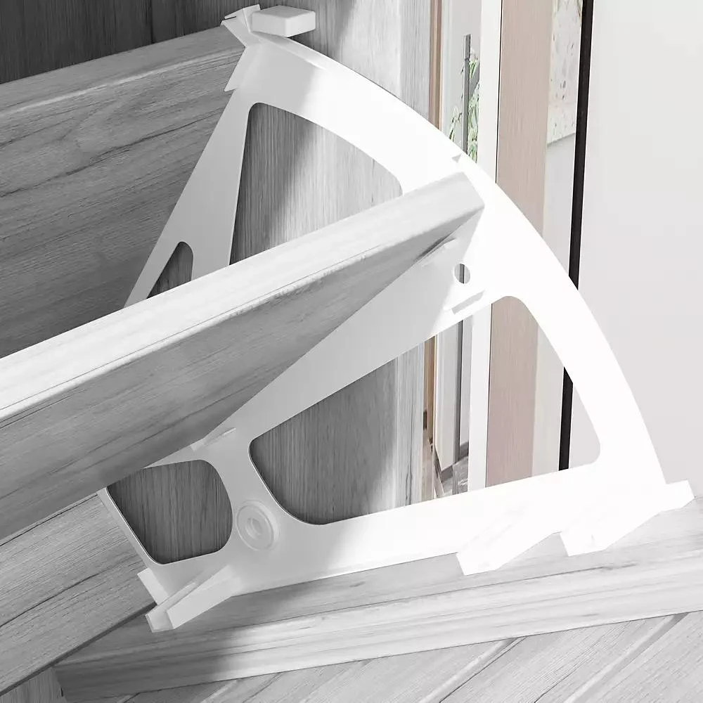 Homsee Shoe Cabinet with 2-Shutter Door, Shoe Rack 3