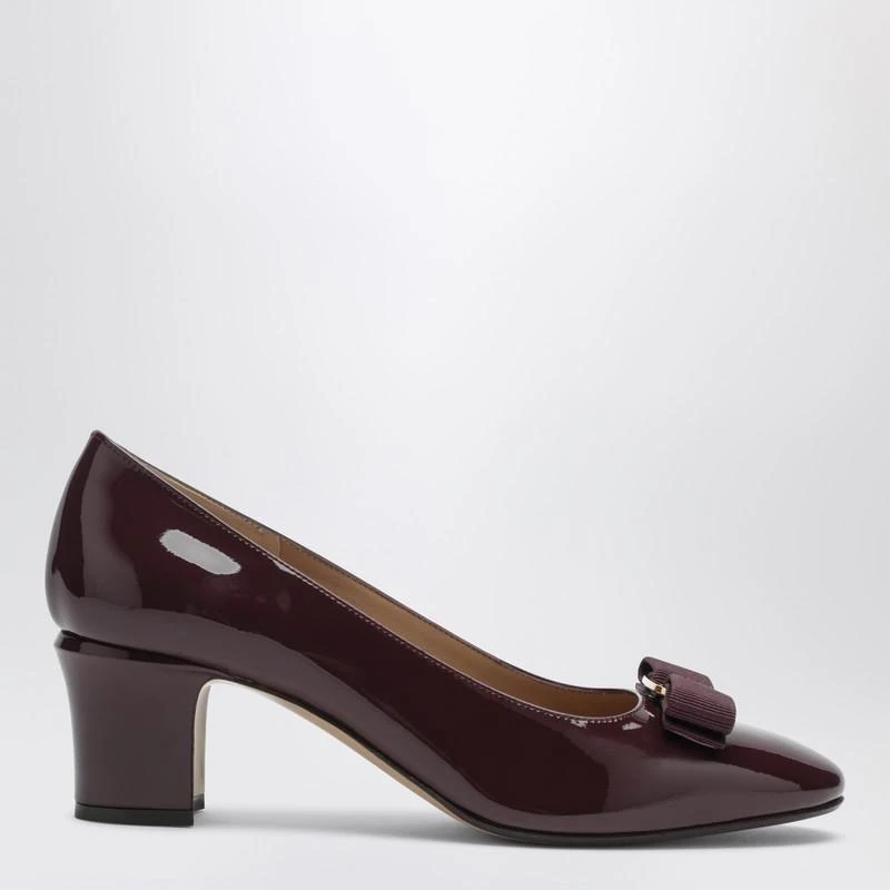 Salvatore Ferragamo Plum Vara Bow Pumps 1