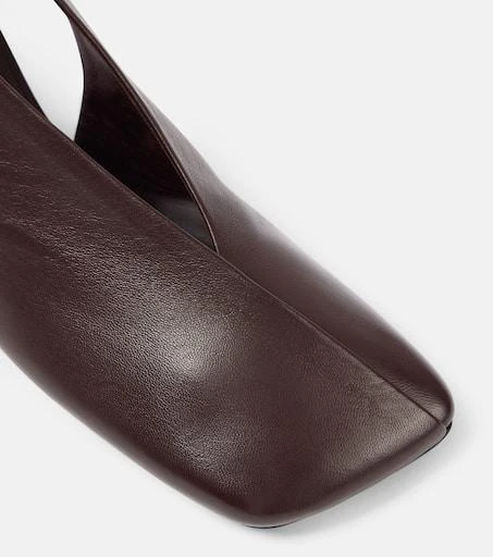 Jil Sander Leather slingback pumps 5