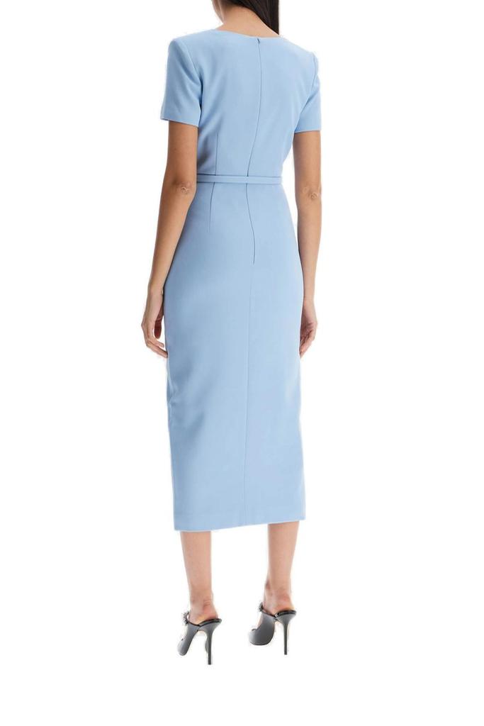 【関税無・国内発】 SELF PORTRAIT / Crepe Button Midi Dress Cream Crepe Embellished Midi Dress – self-portrait-US