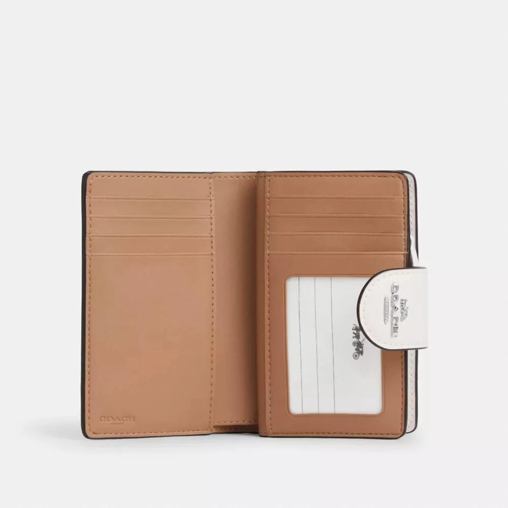 Coach Medium Corner Zip Wallet In Signature Canvas With Floral Print 2