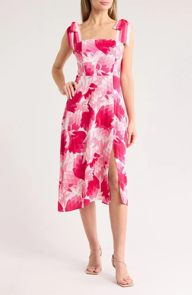 Trina Turk Jolie Tie Strap Midi Dress 1