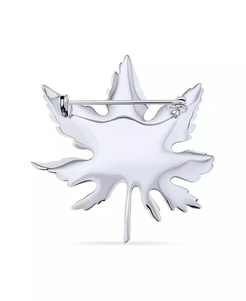 Bling Jewelry Large Canada National Symbol Maple Leaf Pin Brooch Maple Tree Accessory Sterling Silver 2