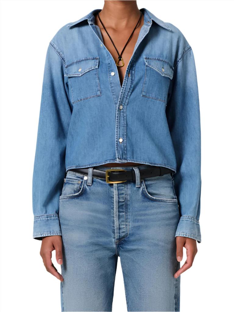 Citizens of Humanity Citizens Of Humanity - Baby Shay Cropped Shirt