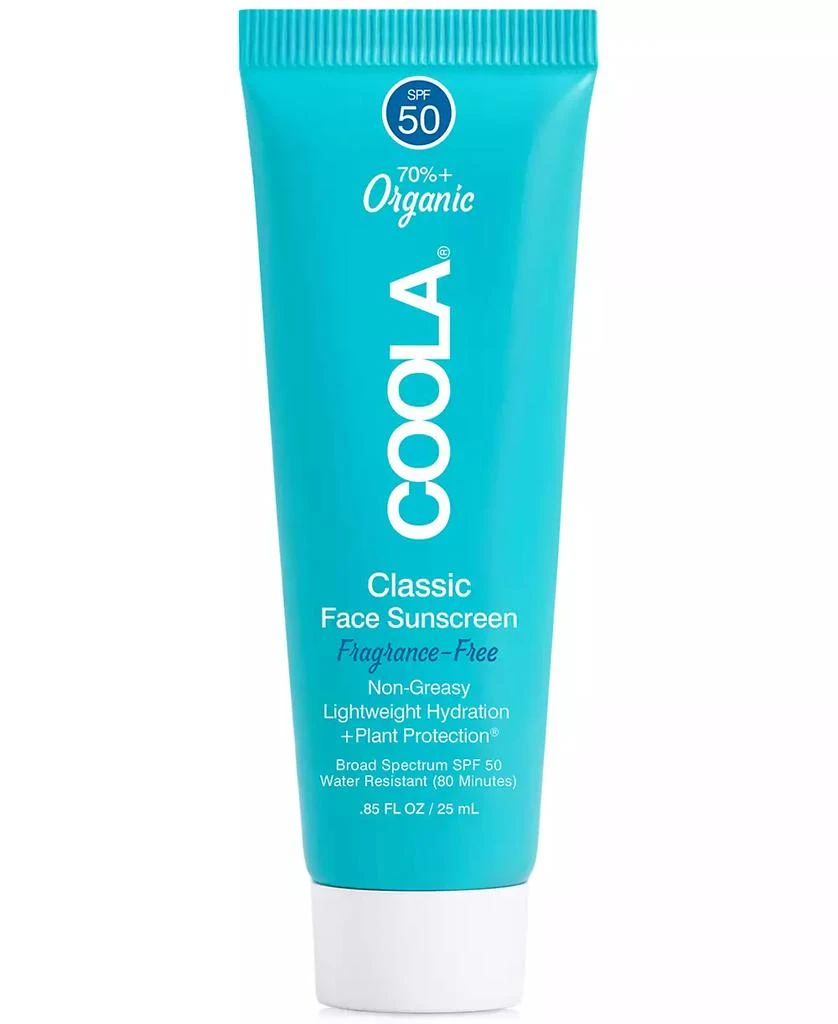 Coola Classic Face Sunscreen Lotion SPF 50, 0.85 oz. 1