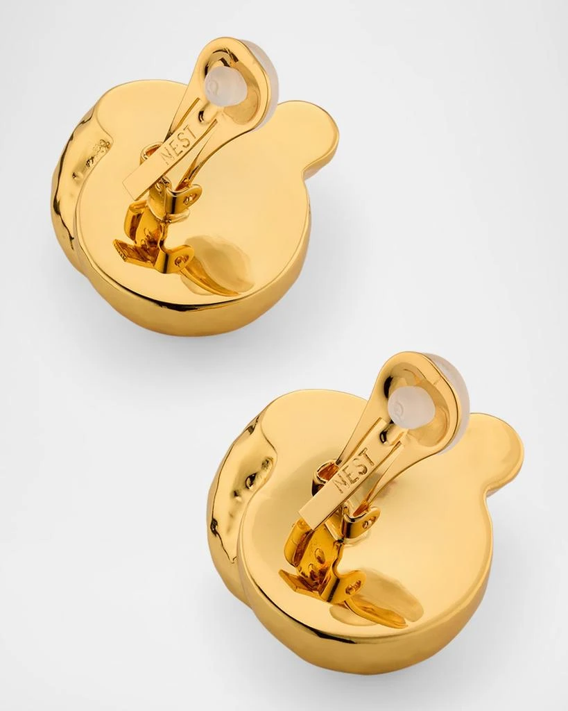 NEST Jewelry Hammered Knot Clip-On Earrings 4