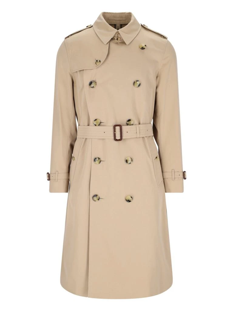 Burberry Double Breasted Belted Trench Coat