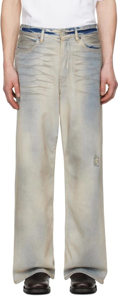 Acne Studios Blue Baggy Fit 1981M Jeans 1