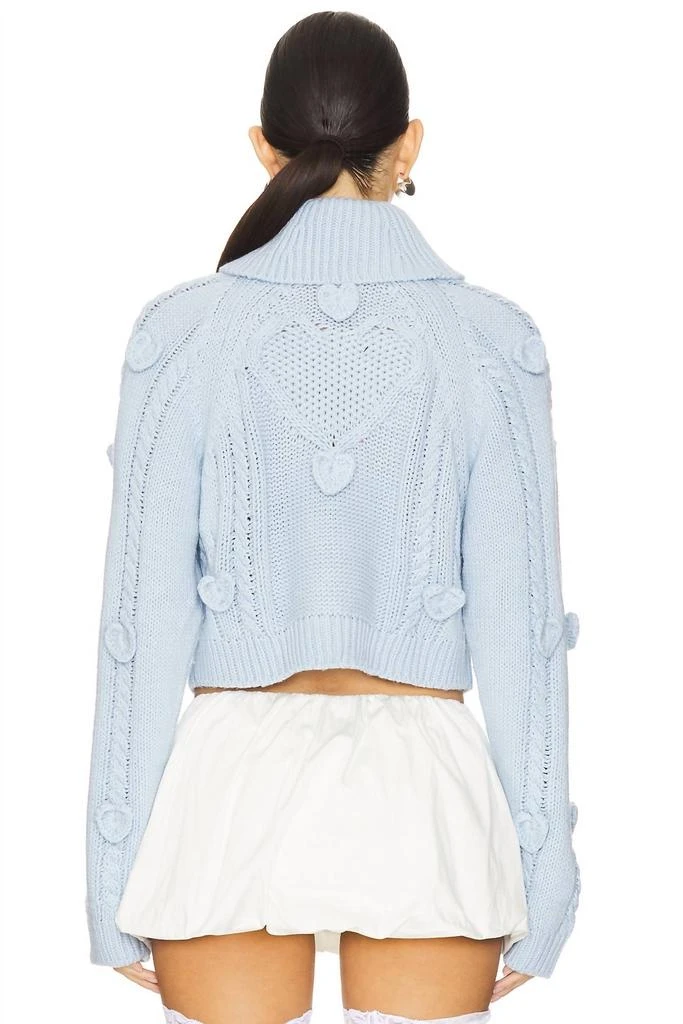 For Love & Lemons For Love & Lemons - rebecca heart turtleneck sweater 3