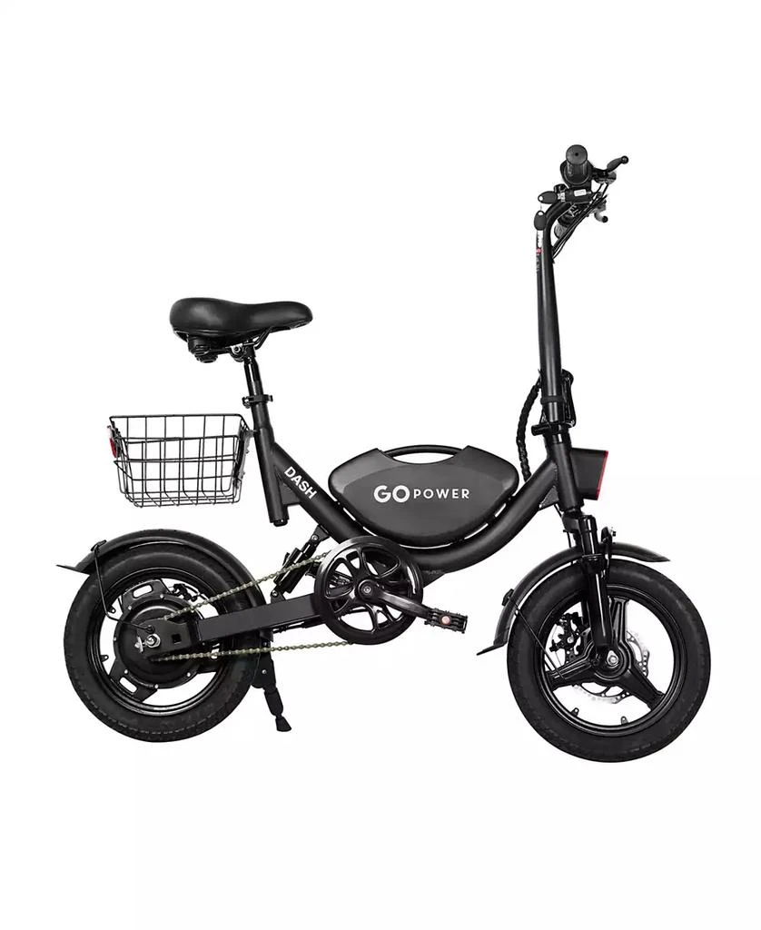 Gopowerbike GoDash Electric Bike | Compact Folding Adult Mini E-Bike | Dual Disc Brakes | Dual Shock Suspension | Throttle and Pedal Assist | 400W Motor | 14” Tires | Up to 30 Mile Range 5
