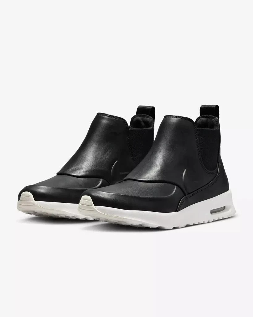 NIKE Air Max Thea Mid 859550-001 Sneakers Women's 9 Black Leather Shoes RHS2700 1