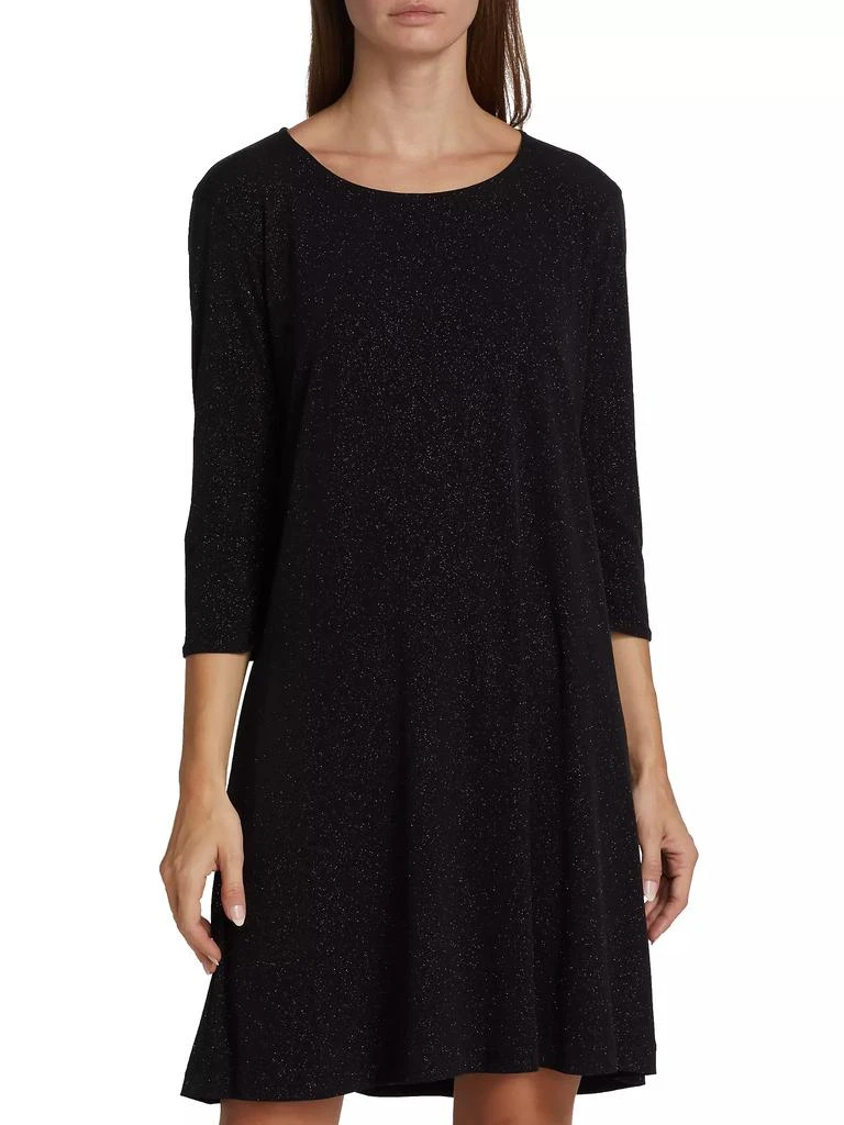 Caroline Rose Sparkle Knit Swing Dress 3