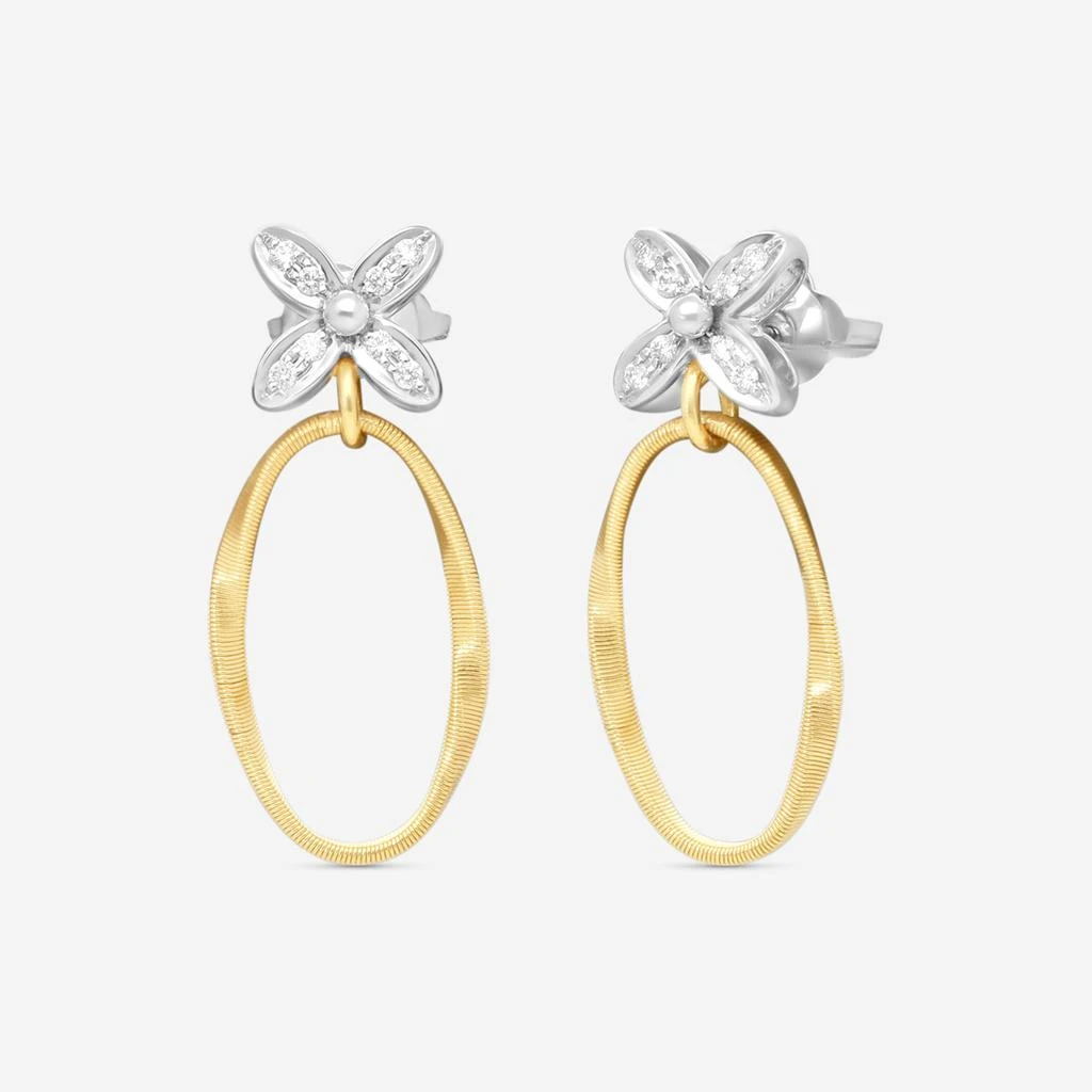Marco Bicego Marco Bicego Marrakech Onde 18K Yellow & White Gold Drop Earrings OG394_B3_YW_M5 2