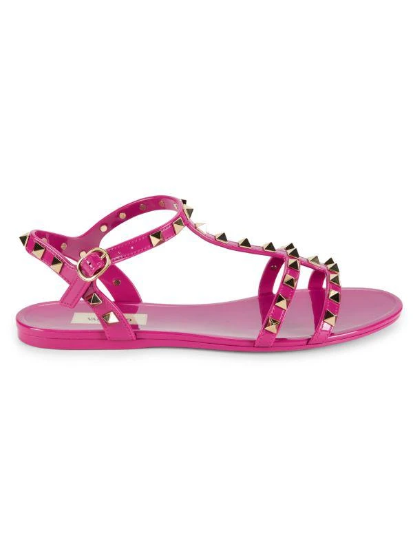 Valentino Rockstud Flat Sandals 1