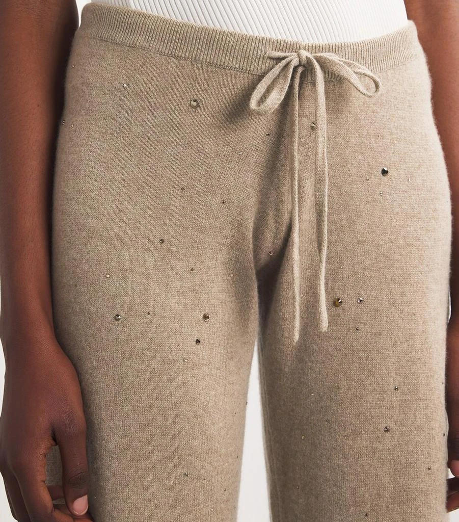 William Sharp Cashmere Crystal-Embellished Sweatpants 6