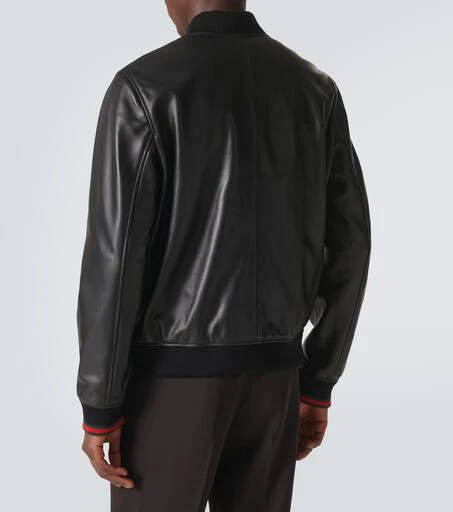 Gucci Leather bomber jacket 4
