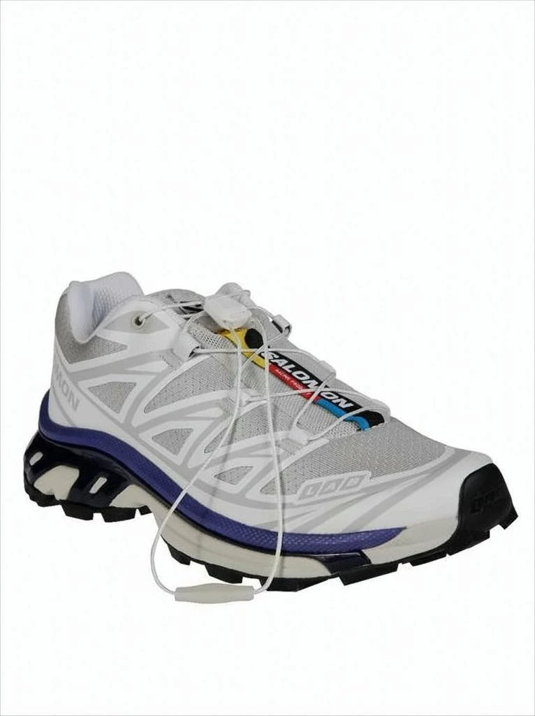 Salomon Breathable Textile Sneakers with Geometric Overlays 2