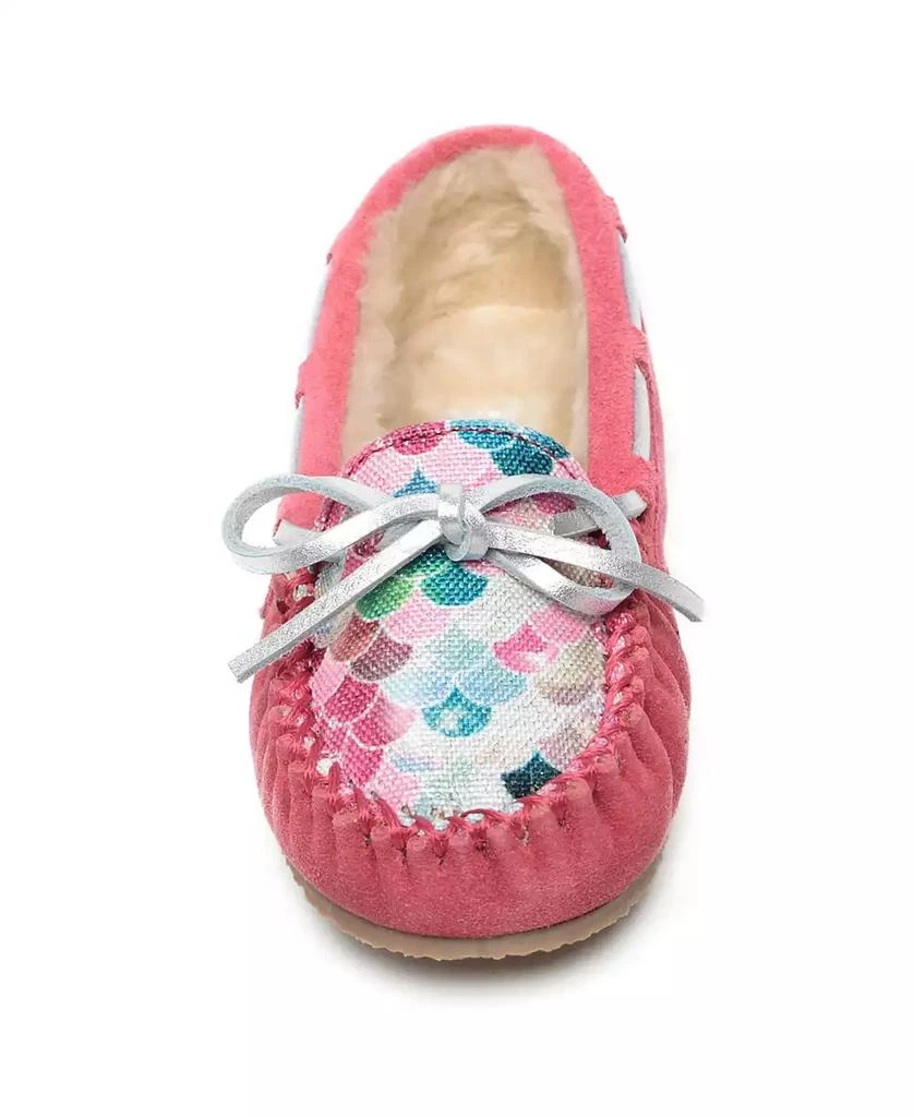 Minnetonka Little Girls Cassie Moccasin Slippers 4