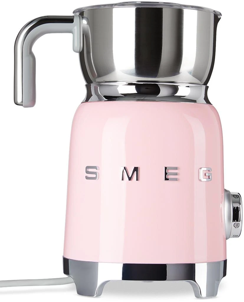 SMEG Pink Retro-Style Milk Frother 1