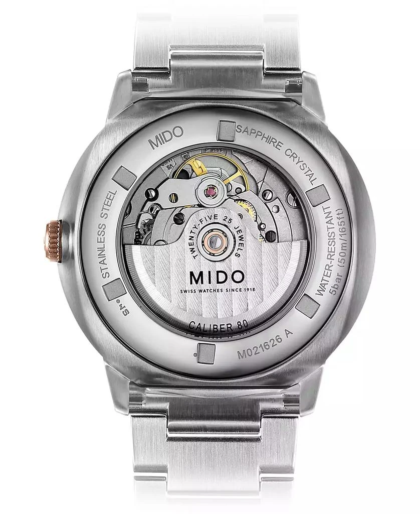 MIDO Men's Swiss Automatic Commander II BigDate Two-Tone Stainless Steel Bracelet Watch 42mm 3