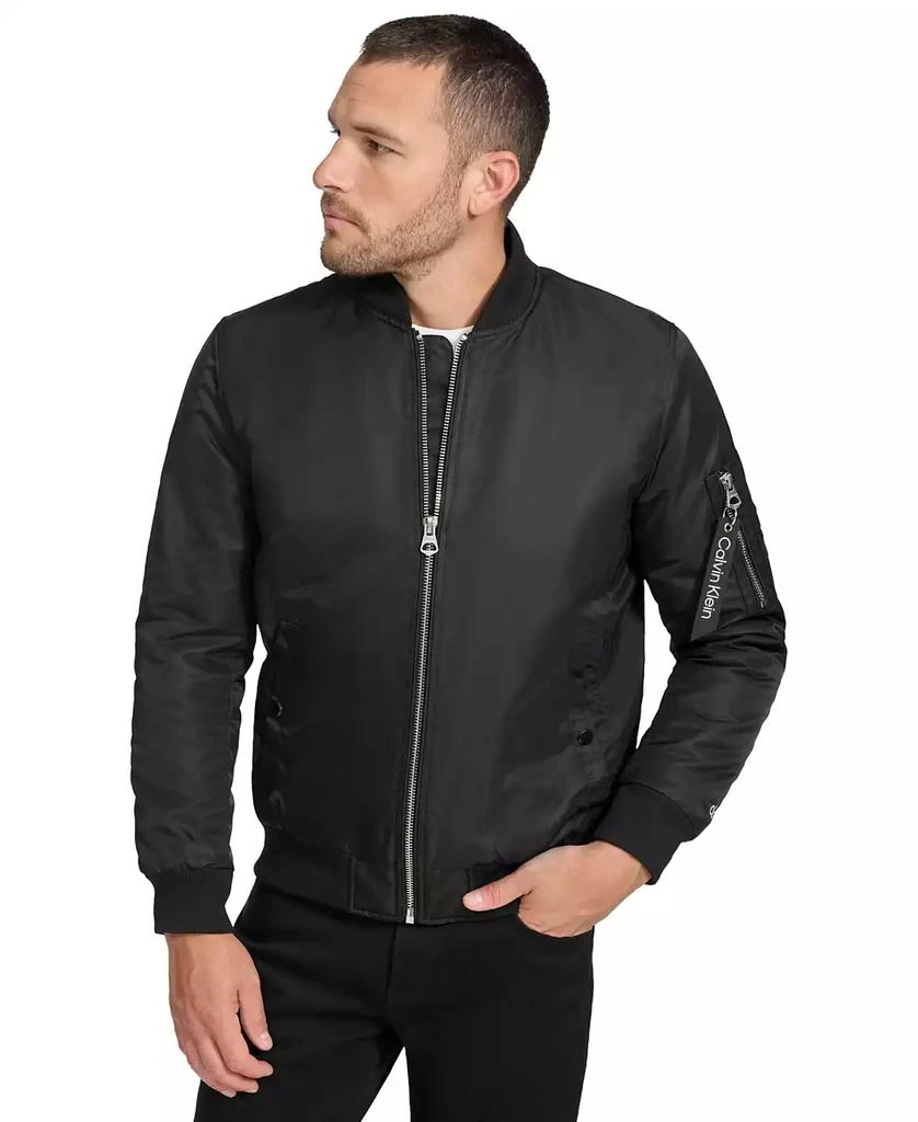 Calvin Klein Men's Classic MA-1 Nylon Bomber Jacket 1