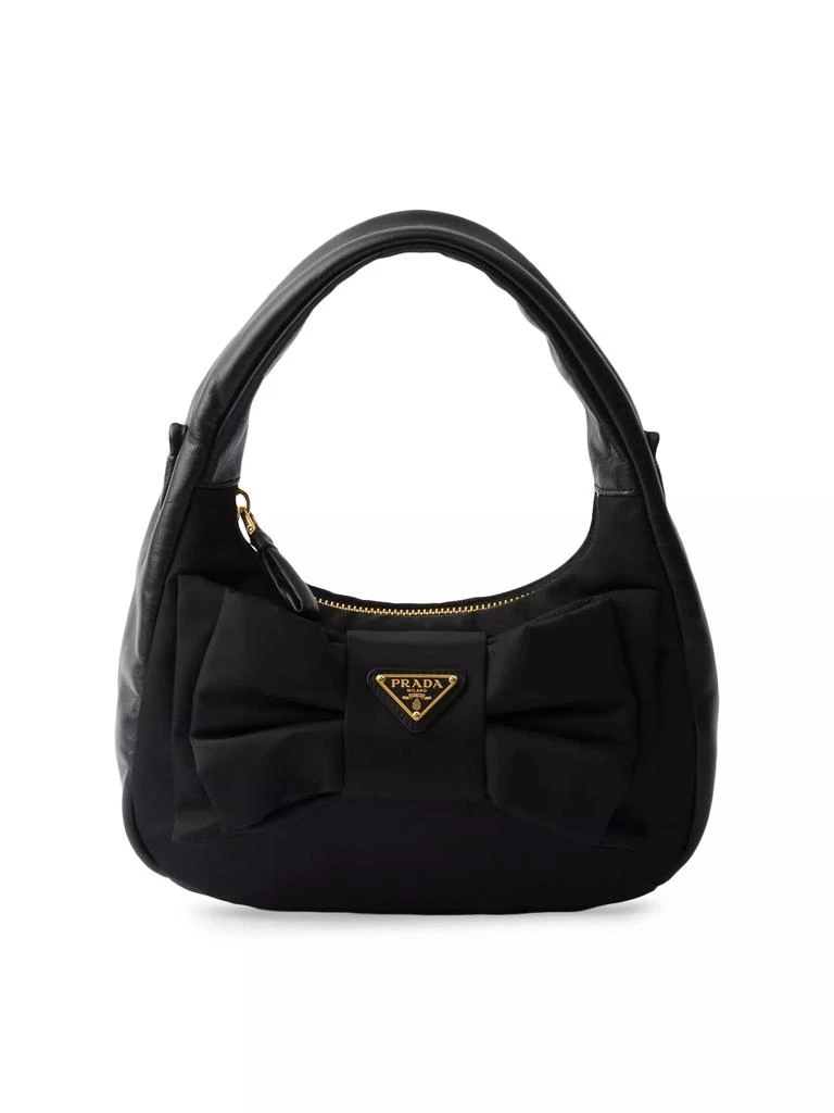 Prada Re-Nylon and Nappa Leather Mini Bag with Bow 1