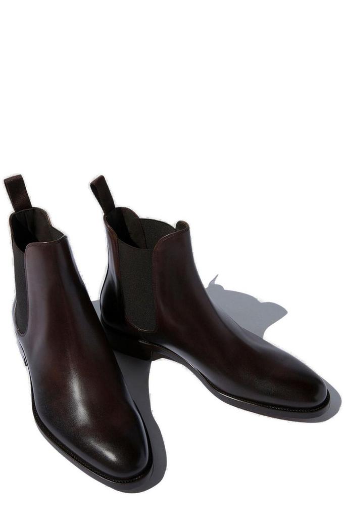 ✴︎SALE✴︎【SCAROSSO】Brown Enzo Chelsea Boots Shop Scarosso Enzo Chelsea Boots on Sale at BeyondStyle
