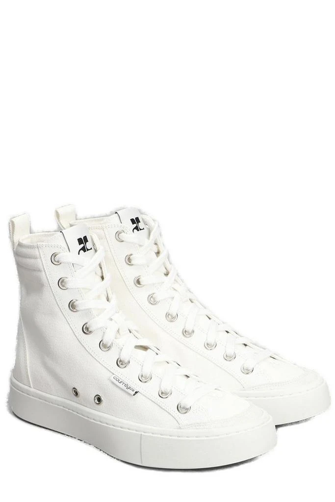 Courrèges Courrèges Canvas 01 Mid Lace-Up Sneakers 3