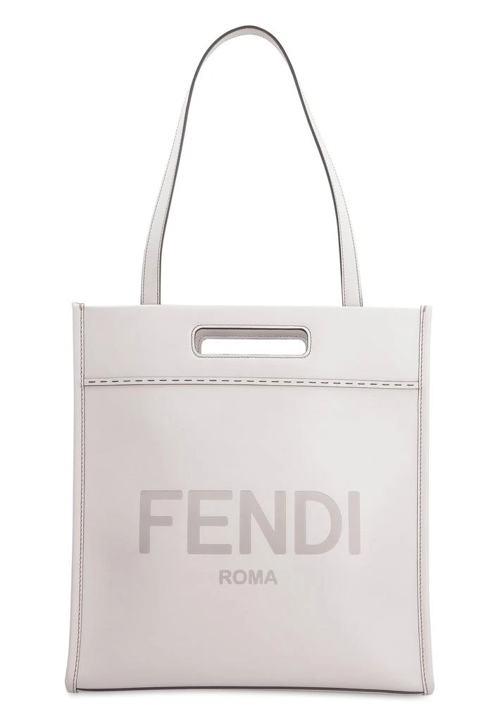 Fendi Fendi Roma Lettering Shopper Tote Bag 4