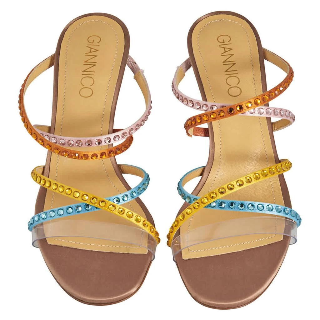 GIANNICO Ladies Ete Crystal Mule Sandals 3