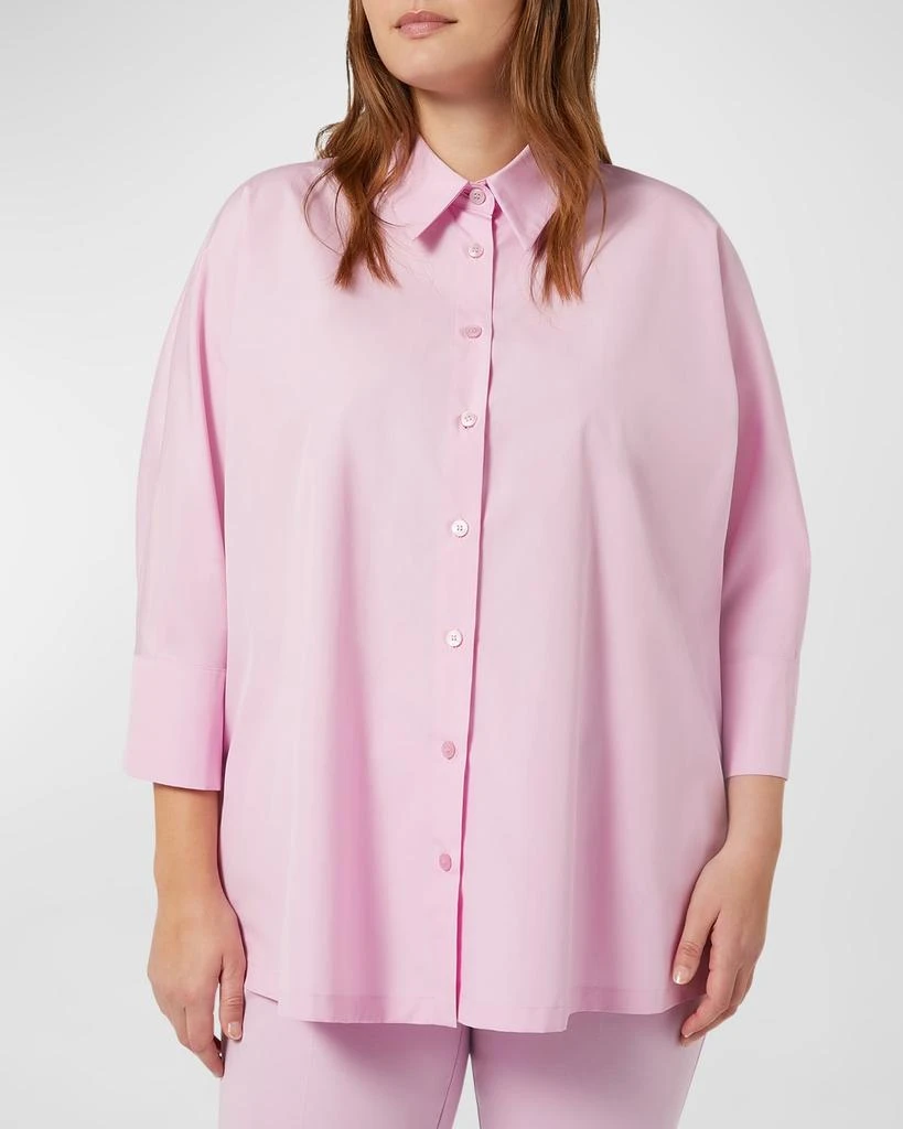 Marina Rinaldi Plus Size Arizona 3/4-Sleeve Cotton Blouse 2