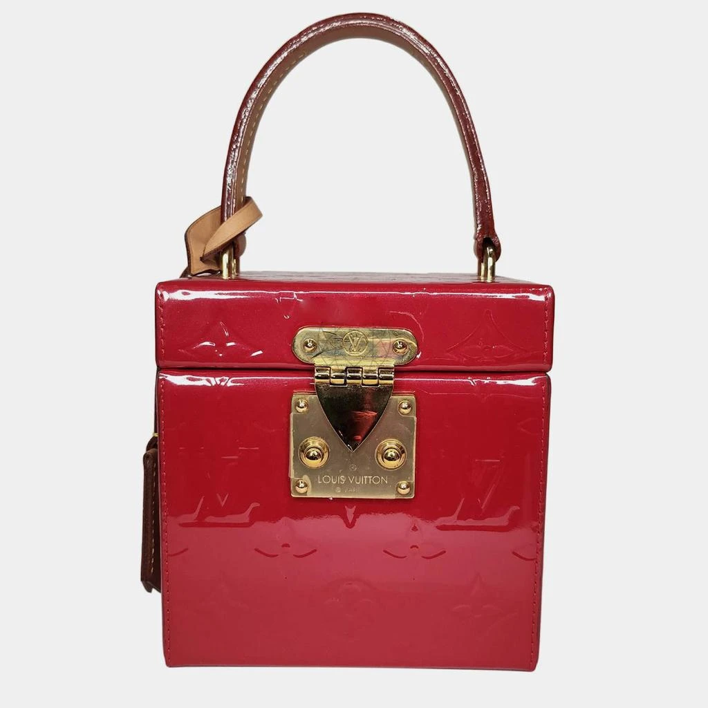 Louis Vuitton Louis Vuitton Red Patent Bleecker Box Bag 1