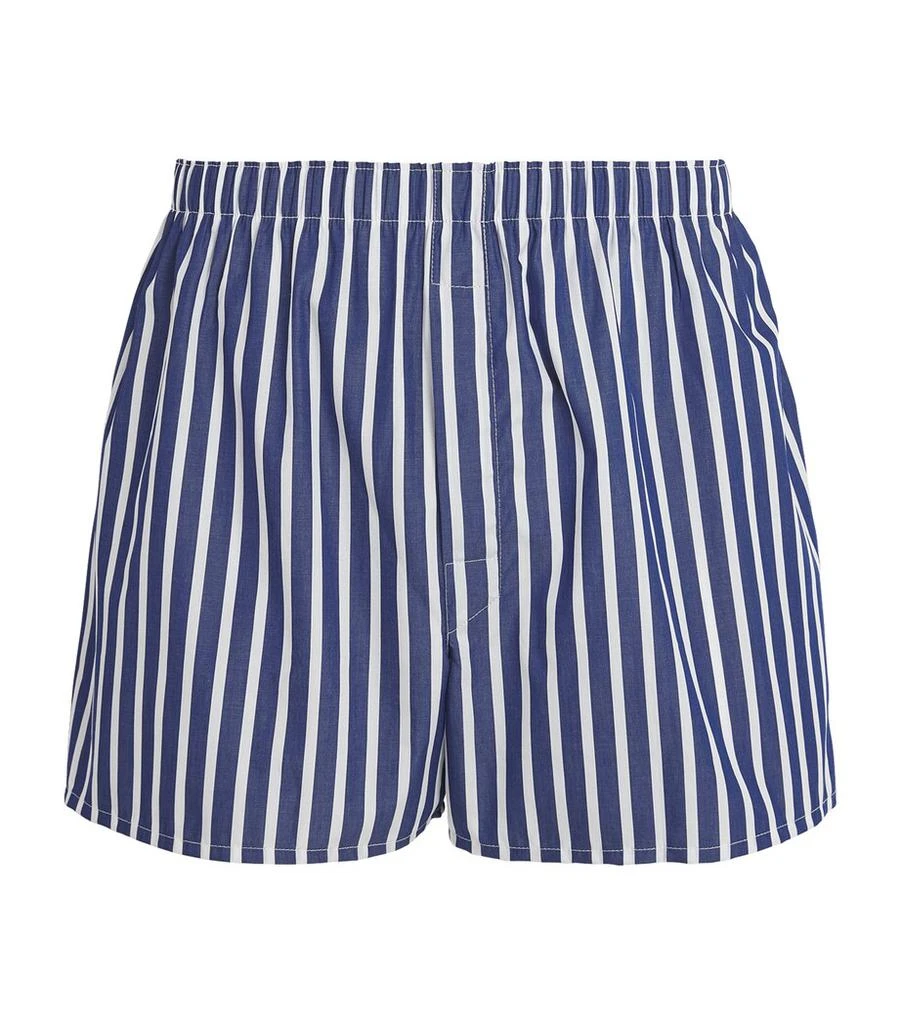 Sunspel Cotton Classic Striped Boxer Shorts 1