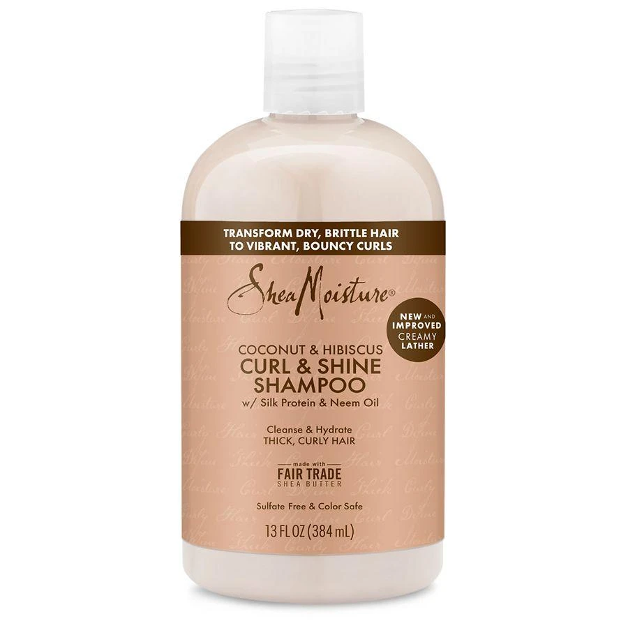 SheaMoisture Curl and Shine Shampoo Coconut & Hibiscus 1