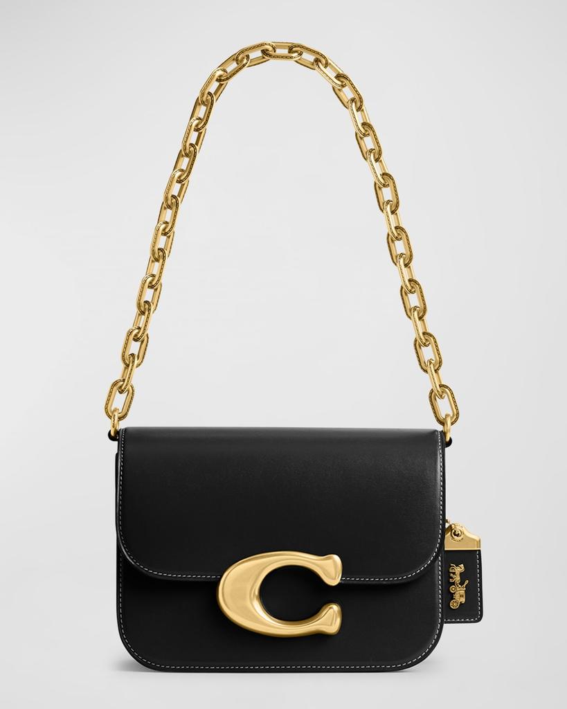 Coach Idol Luxe Leather Shoulder Bag