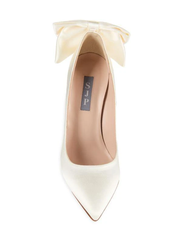 SJP by Sarah Jessica Parker Lucille Satin Bow Pumps 5