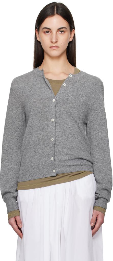 Nothing Written Red Emitt Wool Round Cardigan