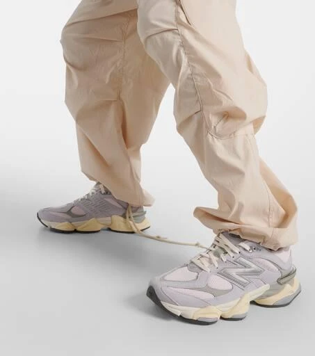 New Balance 9060 leather-trimmed sneakers 4