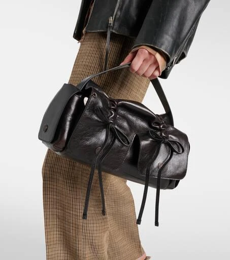 Acne Studios Multipocket leather shoulder bag 7