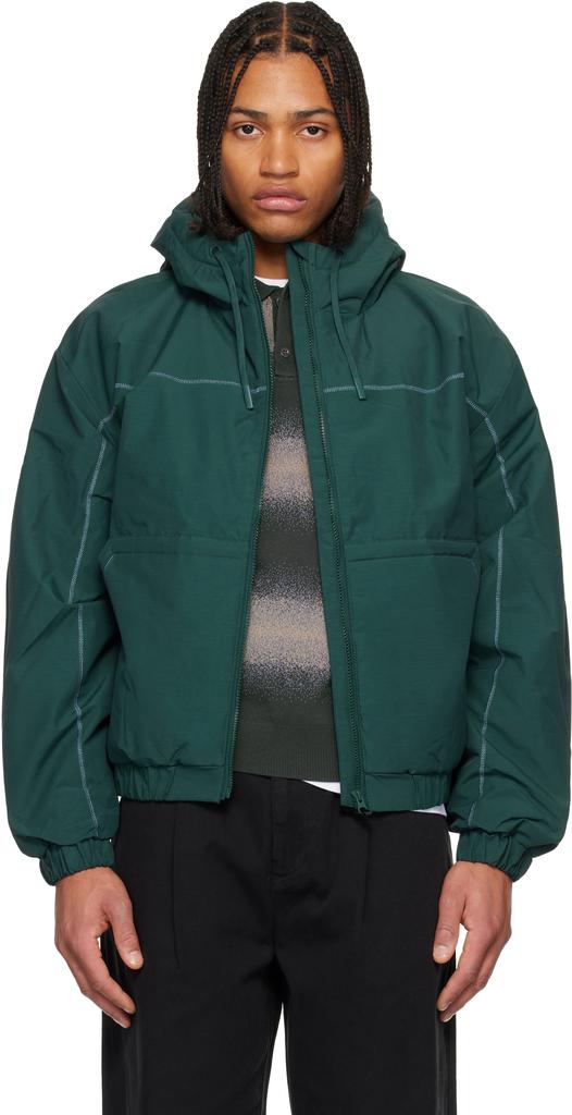 Dime Black Wavy Puffer Jacket - Coats - BeyondStyle