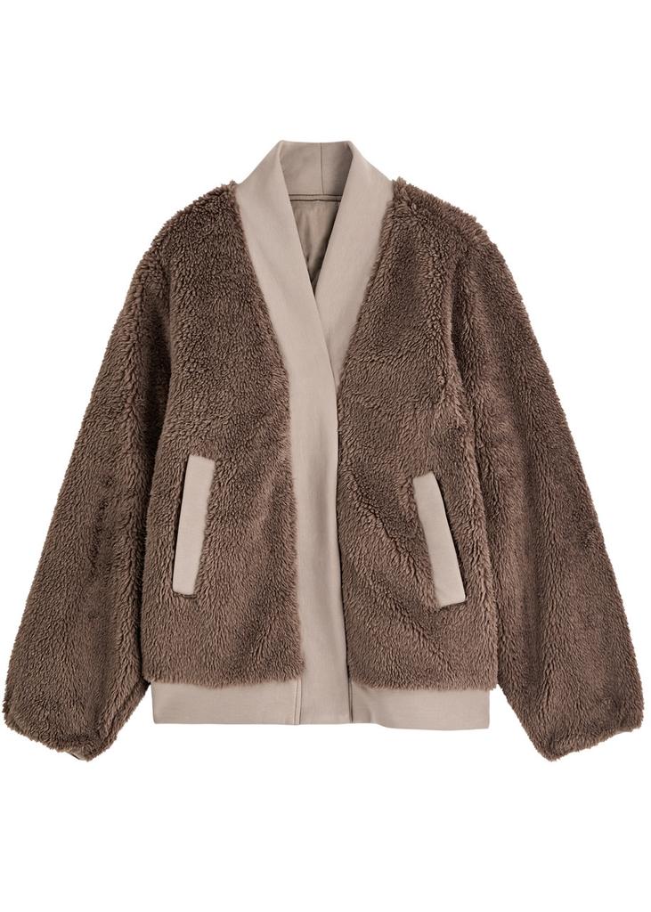Varley Joanna reversible fleece and nylon jacket