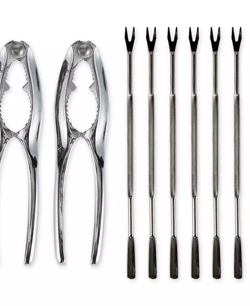 RSVP International Endurance 18/8 Stainless Steel 8 Piece Seafood Tool Set 2