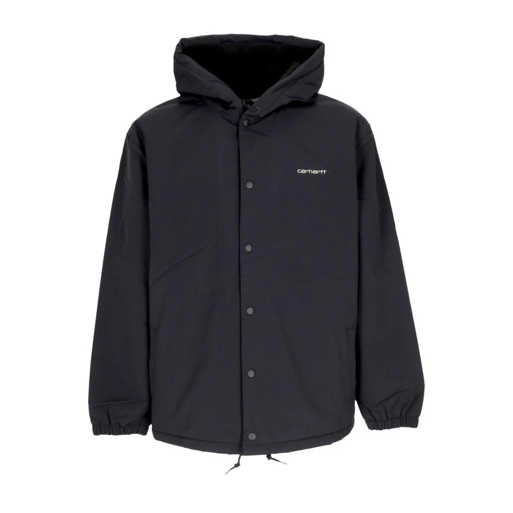 Carhartt WIP Men's Hooded Coach Jacket Black/white 1